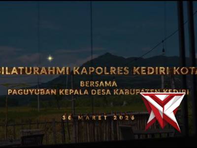 SILATURAHMI KAPOLRES KEDIRI KOTA BERSAMA PAGUYUBAN KEPALA DESA KABUPATEN KEDIRI