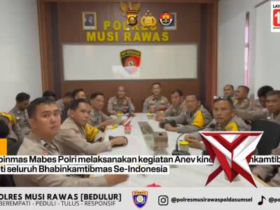 ANEV KINERJA BHABINKAMTIBMAS POLRES MUSI RAWAS