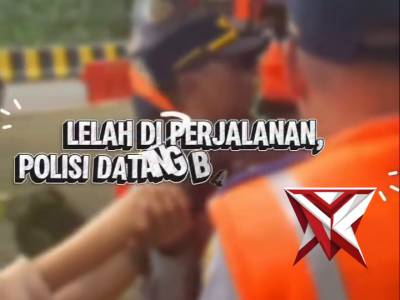 Satlantas Polresta Bandung sigap membantu dan mengevakuasi pemudik yang kelelahan saat perjalanan mu