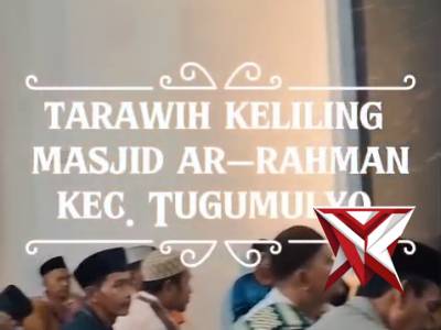 Tarawih keliling Polsek Tugumulyo Polres Musi Rawas, Menjaga silaturahmi dengan masyarakat.