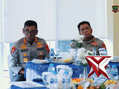 Kapolda Sumatera Selatan Irjen Pol. Dr. Sandi Nugroho, S.I.K., S.H., M.Hum. menggelar coffee morning