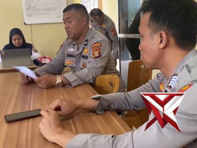 KANIT BINTIBSOS PENGECEKAN MATERI BINLUH KAMTIBMAS 2