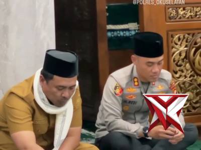 PERINGATAN NUZULUL QUR'AN DANBUKAPUASA BERSAMA POLRES OKU SELATAN