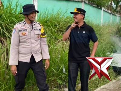 Polsek Lawang Kidul Bersama Stakeholder Gelar Gotong Royong Bersih Lingkungan