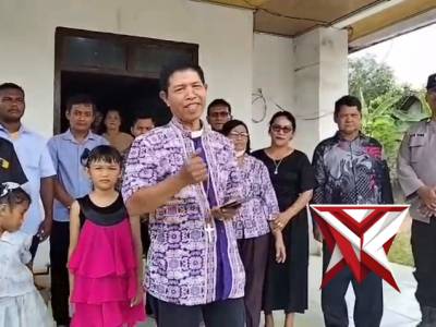 Pengaman hari paskah digereja Desa sumber hidup - PoliceTube