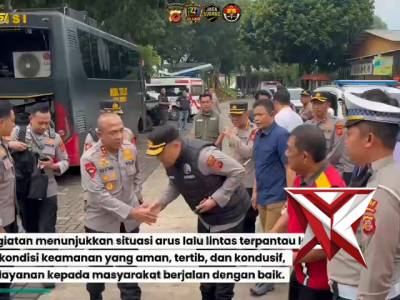 Pengecekan Rest Area 101B Tol Cipali oleh Kapolda Jabar Dalam rangka pengamanan arus balik - PoliceTube