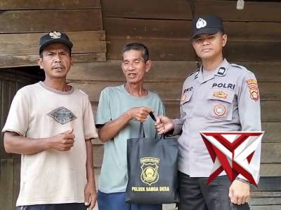 Bansos Polsek sanga desa,,,???