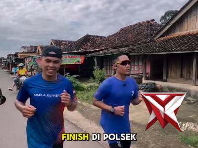 KAPOLRES OKU SELATAN BERLARI SEJAUH 31 KM