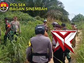 giat persiapan patroli karhutla bersama forkopimcam polsek bagan sinembah