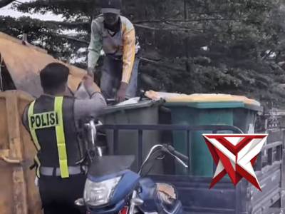 HALO SAHABAT LALU LINTAS??????????  Personel Satlantas Polres Sijunjung melaksanakan kegiatan be