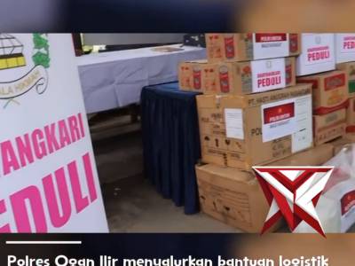 Wujud kepedulian nyata ditunjukkan melalui sinergi antara Polres Ogan Ilir, Bhayangkari, dan Baznas