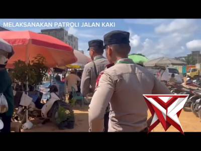Patroli Jalan Kaki & Patroli Dialogis Siswa Dikbangspes FT Sabhara Gel. 2 Ta. 2026