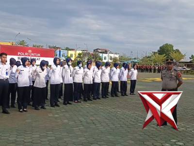 Apel pagi bag SDM Polres OKI - PoliceTube