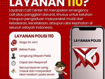 Polres OKI Hadir layanan 110