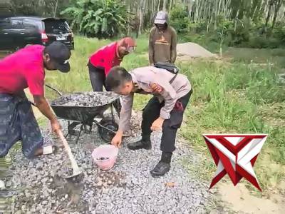 POLRES OKI HADIR AMAN BAE