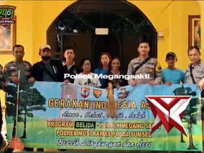 Dukung Program BELIDA Kapolda Sumsel.Polsek.Megang Sakti Kurve jelang *Paskah*
