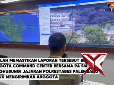 Polda sumsel respon cepat