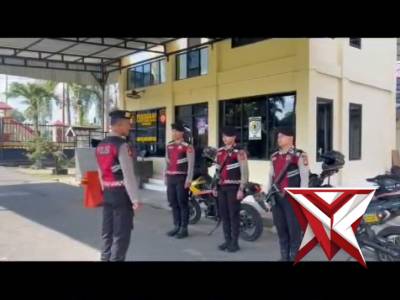 Kanit Turjawali Satsamapta Polres Mura pimpin patroli Seputaran Wilkum Polres Mura