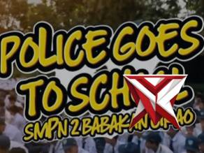 Police Goes to School di SMP Negeri 2 Babakan Cikao.