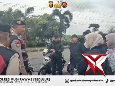 ? Patroli Humanis Sat Samapta Polres Musi Rawas

Kanit Patroli Sat Samapta Polres Musi Rawas, Ipda