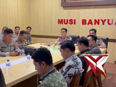 Rapat bersama Polda Sumsel ..??