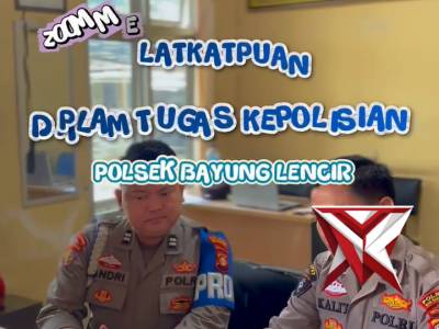 Zoom meeting latkatpuan penggunaan kekuatan dalam tugas kepolisian Polsek Bayung Lencir ??????? - PoliceTube