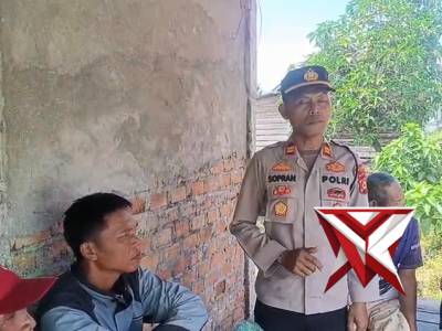 sambang desa dzn himbauan untuk mendukung Kamtibmas di desa Kuba kec. Pulau pinang kab lahat