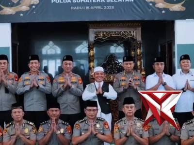 Kapolda Sumsel, Irjen Pol Dr. Sandi Nugroho, S.I.K., S.H., M.Hum., memimpin kegiatan Tasyakuran - PoliceTube