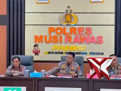 Anev Mingguan, Kapolres Musi Rawas Evaluasi Kinerja dan Tingkatkan Profesionalisme Personel