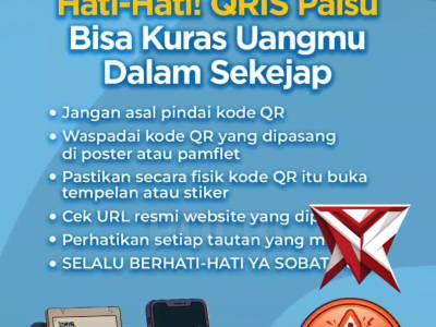 QRIS memang memudahkan transaksi sehari-hari, tapi tetap perlu waspada
