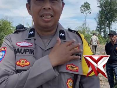 Penanaman jagung serentak Polsek Babat Toman, 08