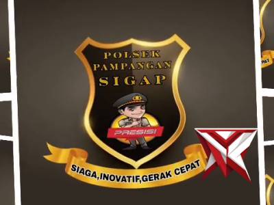 Polsek pampangan hadir