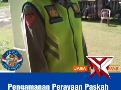 Polsek Purwodadi-Polres Musi Rawas.Laks Pengamanan Paskah di gereja Santo Yusup.purwodadi - PoliceTube