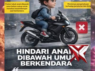 Stop anak di bawah umur berkendara