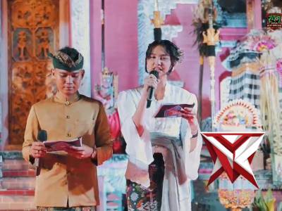 Kapolda sumsel IJP.Dr.Sandi Nugroho menghadiri perayaan dharma santi hari suci nyepi