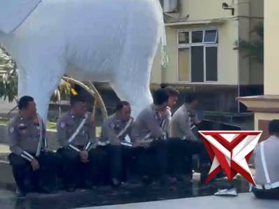 Coffe morning sat lantas polres oki - PoliceTube