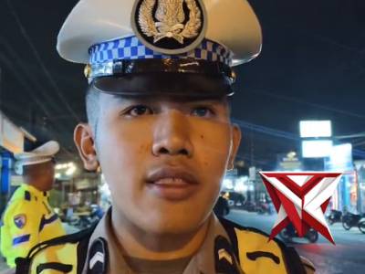 Sat Lantas Polres Dairi Lakukan Patroli Blue Light Di Seputaran Kota Sidikalang
