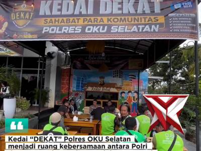Kedai &ldquo;DEKAT&rdquo; Polres OKU Selatan jadi wadah komunikasi antara Polri dan masyarakat ? - PoliceTube