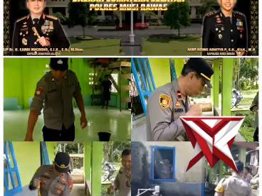 Bantu bersihkan Mushola Kel Muara Kelingi