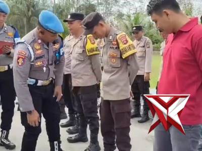 PENGECEKAN KESIAPAN PERSONEL POLSEK CAMBAI POLRES PRABUMULIH