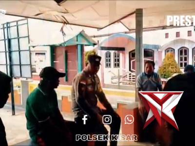 Bhabinkamtibmas polsek kisar melaksanakan sambang ke rumah warga binaan