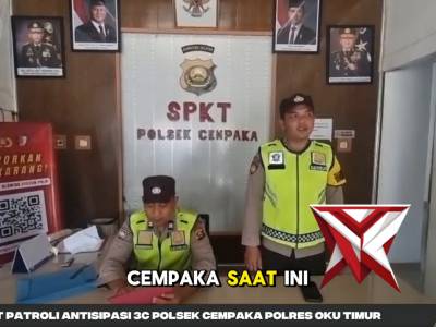 Giat Patroli Antisipasi 3C Polsek Cempaka
