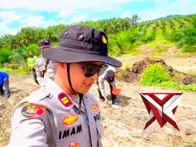 Penanaman Jagung Serentak Kuartal IV Polsek Tungkal Jaya