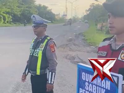 Giat Penyeluhan Kamseltibcarlantas Unit Kamsel Satlantas Polres Musi Rawaa
