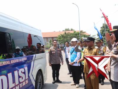 Puncak kesiapan pengamanan mudik di wilayah hukum Polres Majalengka - PoliceTube