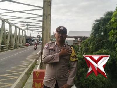 Polsek Muara beliti cek kontrol debit air