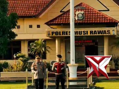 Apel Pagi Tingkatkan Disiplin dan Kesiapsiagaan Personel Polres Musi Rawas