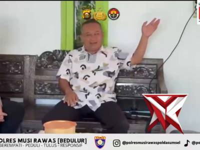 Kapolda Sumsel IJP DR. SANDI NUGROHO-Kapolres Musi Rawas-Sat Binmas Jalin Silahturahmi dengan