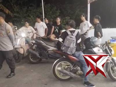 Polres OKI hadir untuk masyarakat guna menciptakan rasa aman dan nyaman dengan kegiatan patroli.