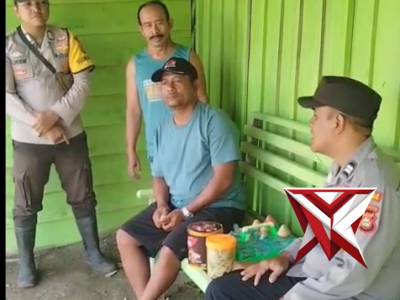 Himbauan personil polres Muba untuk tidak membakar hutan